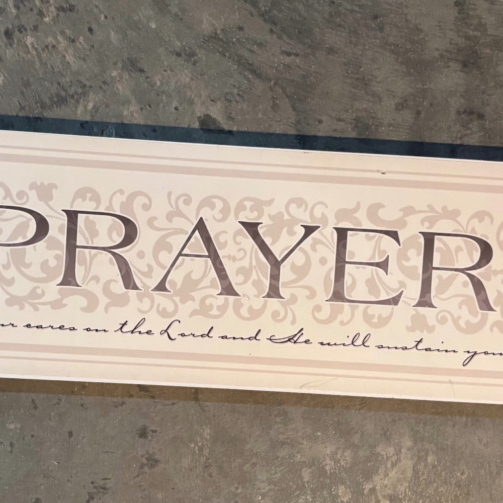 Prayer Plaque